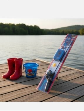 Vintage Spider-Man Deluxe Fishing Kit